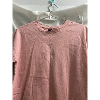 Áo thun Hàn basic hồng pastel