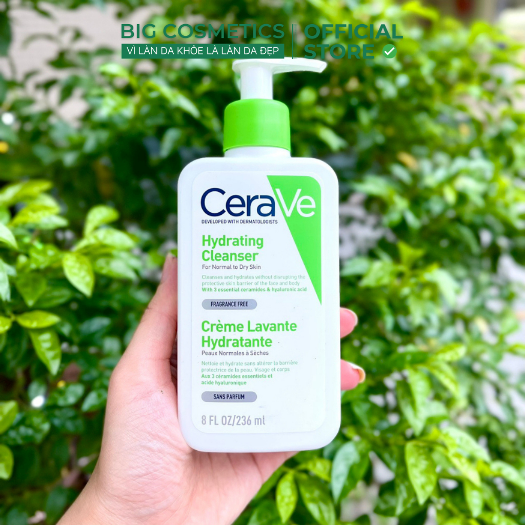 Sữa Rửa Mặt Cho Da Dầu & Da Khô CeraVe FOAMING AND HYDRATING CLEANSER