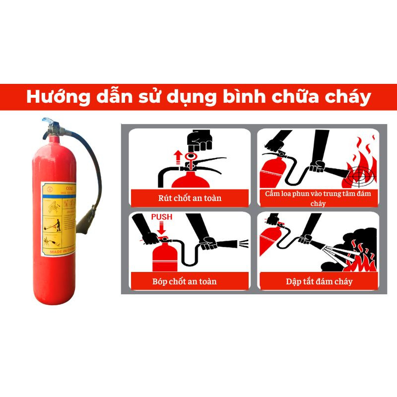 Bình Chữa Cháy cứu hỏa 4 kg