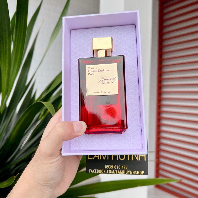 Nước hoa MAISON BACCARAT ROUGE 540 Đỏ EXTRAIT DE PARFUM 5ml - 10ml