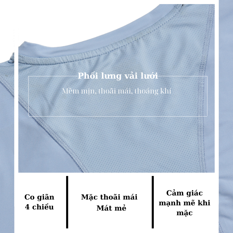 Áo thun thể thao nữ dập vân tập gym yoga A Je.Ka J06, chất thun lạnh co giãn 4 chiều, thoải mái vận động