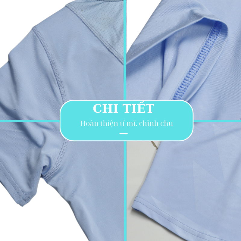 Áo thun thể thao nữ dập vân tập gym yoga A Je.Ka J06, chất thun lạnh co giãn 4 chiều, thoải mái vận động