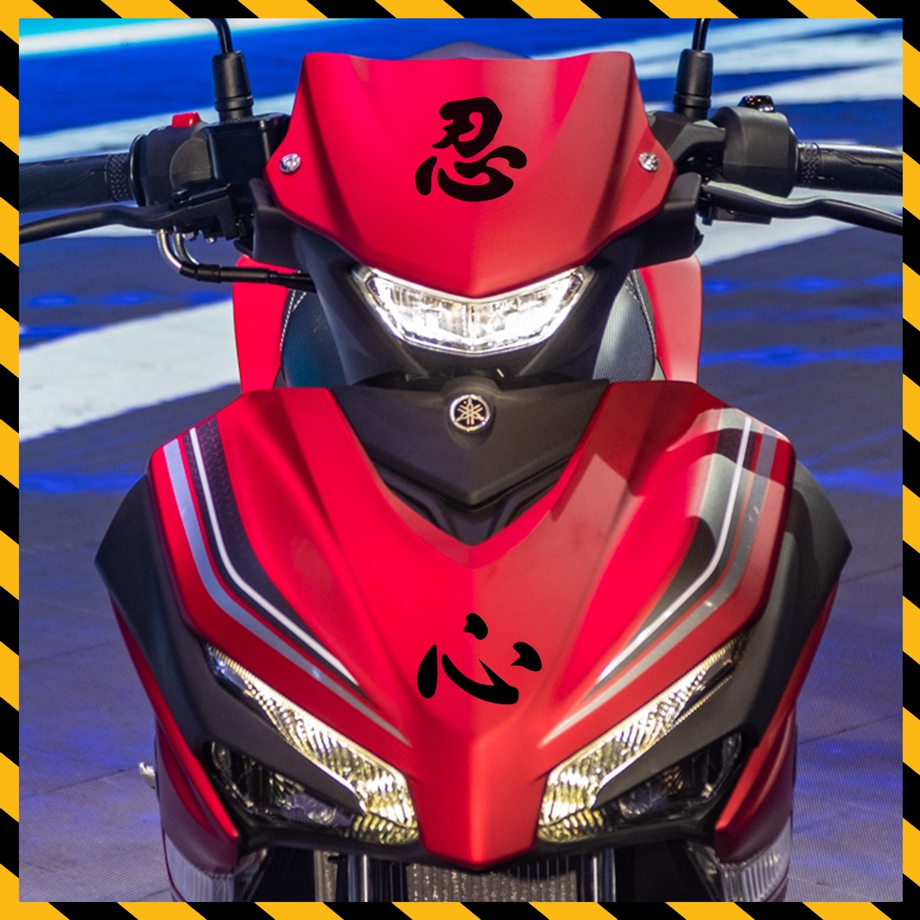 Tem Dán Xe Chữ Tàu,Chữ Phúc Dán Xe Máy, Ô Tô - Sticker Chữ Thư Pháp, Chữ Trung Quốc  Chống Thấm Nước, - ANCHI PRINTING
