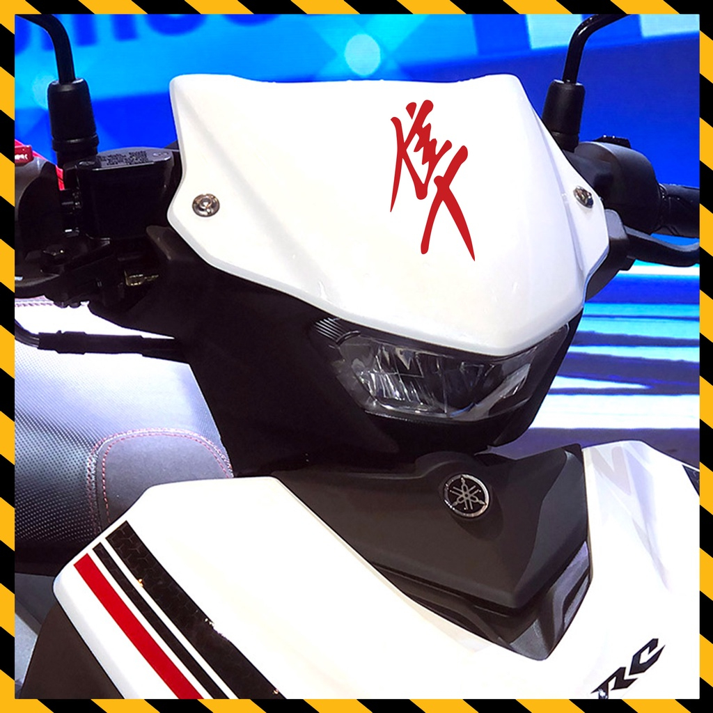 Tem Dán Xe Chữ Tàu,Chữ Phúc Dán Xe Máy, Ô Tô - Sticker Chữ Thư Pháp, Chữ Trung Quốc  Chống Thấm Nước, - ANCHI PRINTING