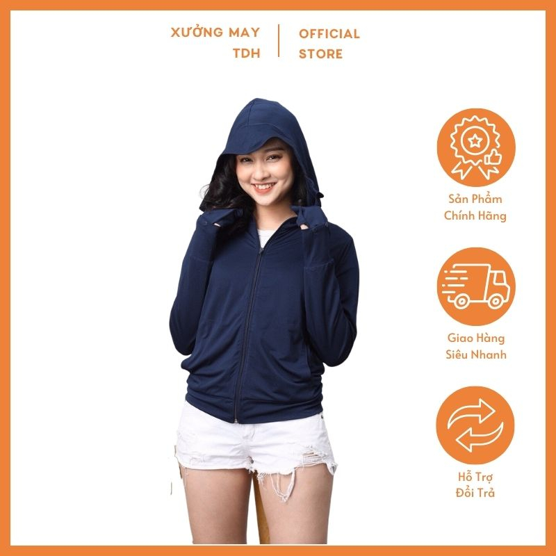 Áo chống nắng 2 lớp thoáng khí, làm mát, ngăn UV, có lưới nách hàng VNXK - Xưởng May TDH