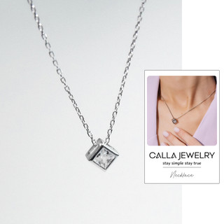 The Nook Necklace | Dây chuyền bạc, khối lập phương thanh lịch Calla Jewelry l N002