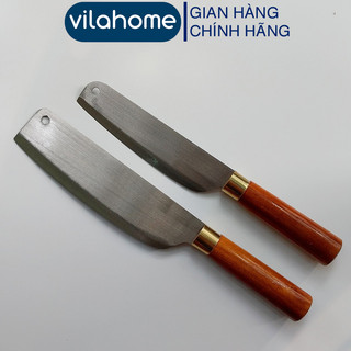 Dao thái vilahome, dao thái rau củ quả chất liệu thép không gỉ, cầm chắc tay sắc bén bền đẹp
