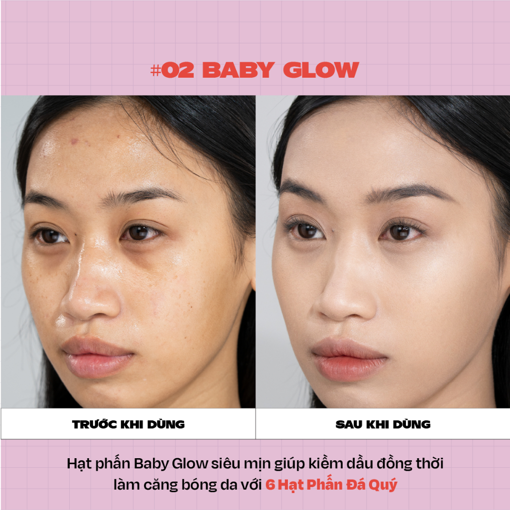 Phấn Phủ Kiềm Dầu BAD PEACH Oil Less Fun More Powder SPF35/PA++ 4g