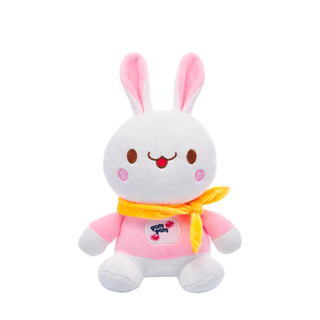 Gấu bông thỏ pom pom dễ thương chất liệu velboa mềm mại