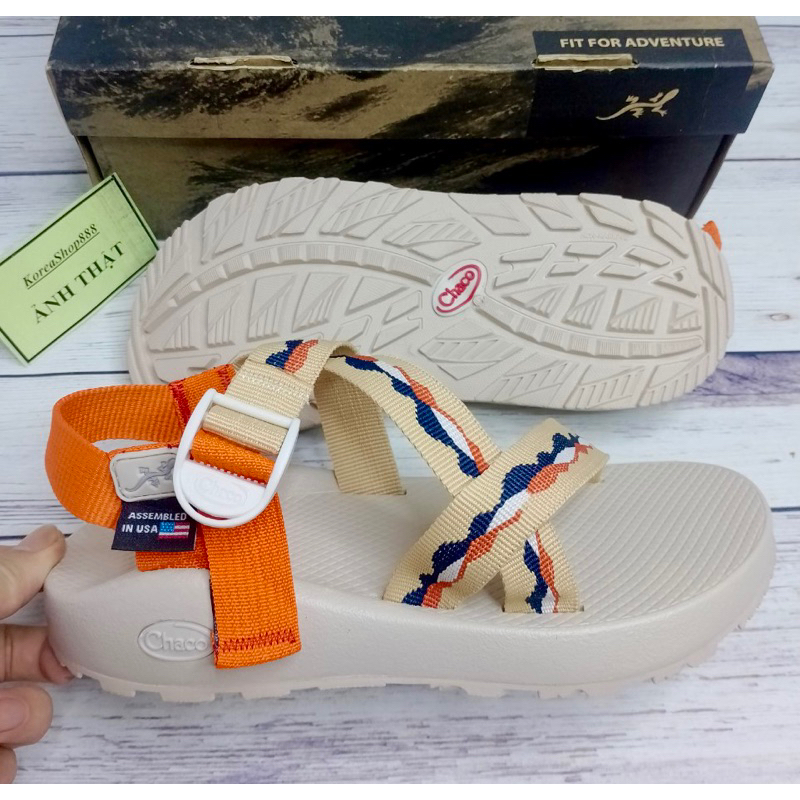 Dép Sandal Nam Đế Thơm Chaco Thổ Cẩm D64