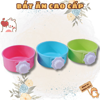 Bát ăn gắn chuồng cho Hamster Bọ Ú (Chuột Lang) Thỏ Cảnh máng ăn cao cấp cho thú cưng