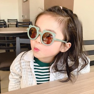 Kính mát hình gấu chống tia UV cho bé trai và gái