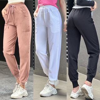 Quần Jogger Thể Thao Nữ Vải Dù Túi Trước, Tập Gym, Đi Phượt, Chạy bộ - QJ06