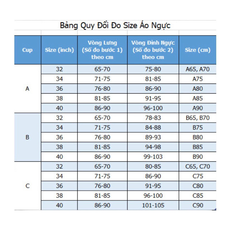 ÁO LÓT XUẤT KHẨU HÀNG B size 32,34 ,36,38,40 lỗi dơ qua mẫu về giặt OK