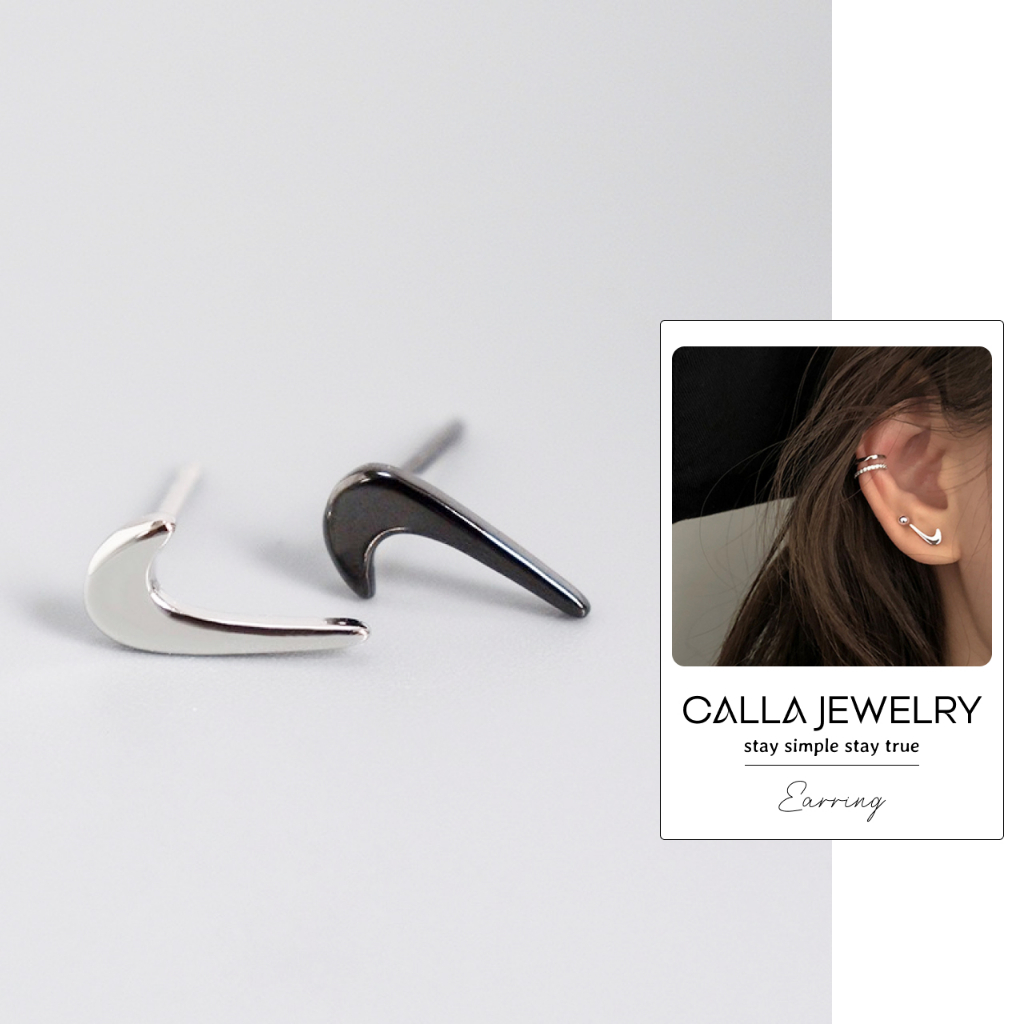 KHUYÊN TAI BẠC CALLA - Nike l E050