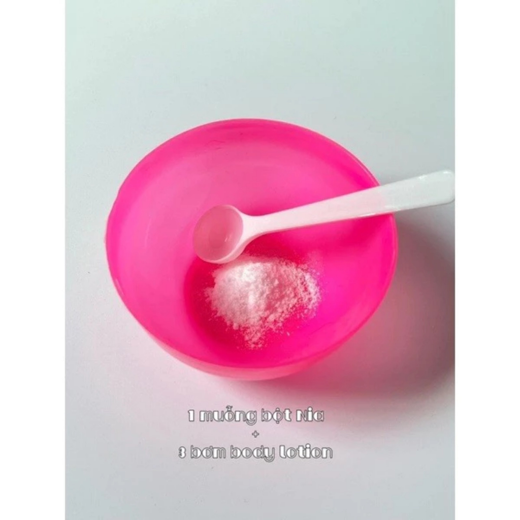 Bột Niacinamide và Vitamin C, dưỡng da, làm sáng da túi 100g  / Subeo Beauty