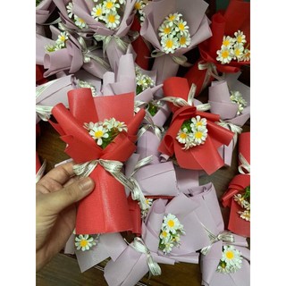 Bó hoa cúc mini dùng trang trí decor, set quà