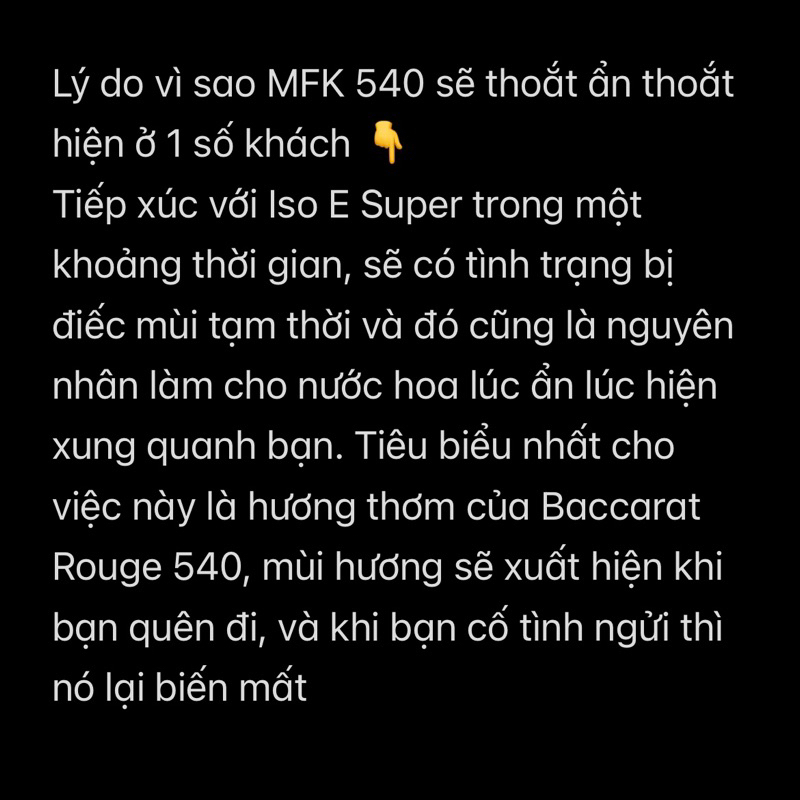 Nước hoa MAISON BACCARAT ROUGE 540 Đỏ EXTRAIT DE PARFUM 5ml - 10ml