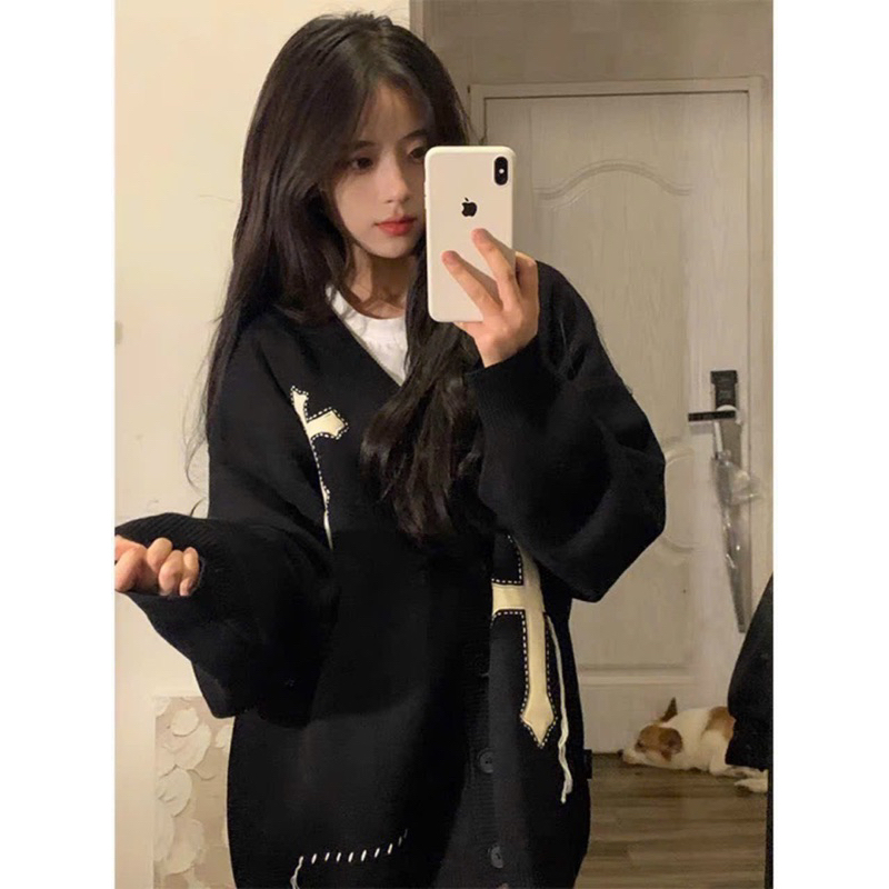 Cadigan Thập Giá Thời Trang Nữ