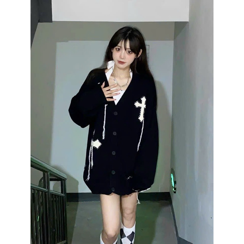 Cadigan Thập Giá Thời Trang Nữ