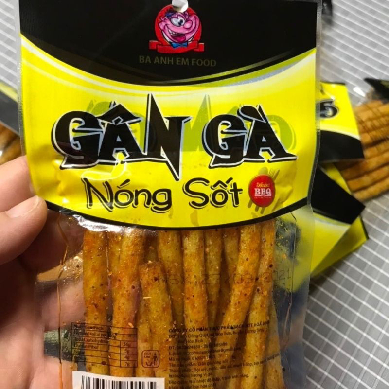 combo 10 gói GÂN GÀ NÓNG SỐT, snack gân gà siêu cay