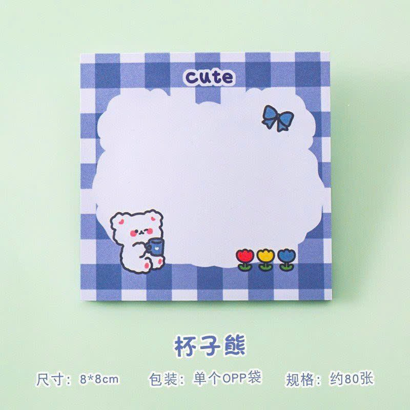 Set 80 tờ giấy nhớ giấy note giấy ghi nhớ dễ thương Cho Học Sinh Sinh Viên Văn phòng