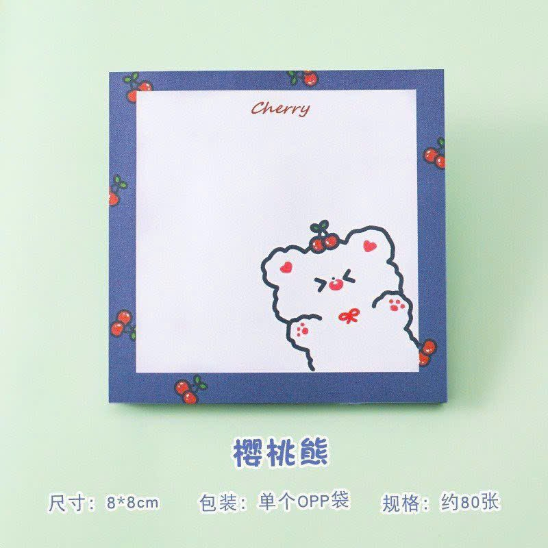Set 80 tờ giấy nhớ giấy note giấy ghi nhớ dễ thương Cho Học Sinh Sinh Viên Văn phòng