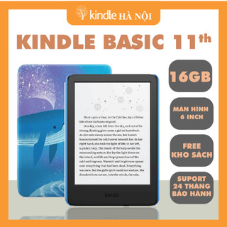 Máy đọc sách Kindle 2022 (Kids Edditon) bộ nhớ 8/16GB, tài khoản Amazon Freetime, Bluetooth, Audible