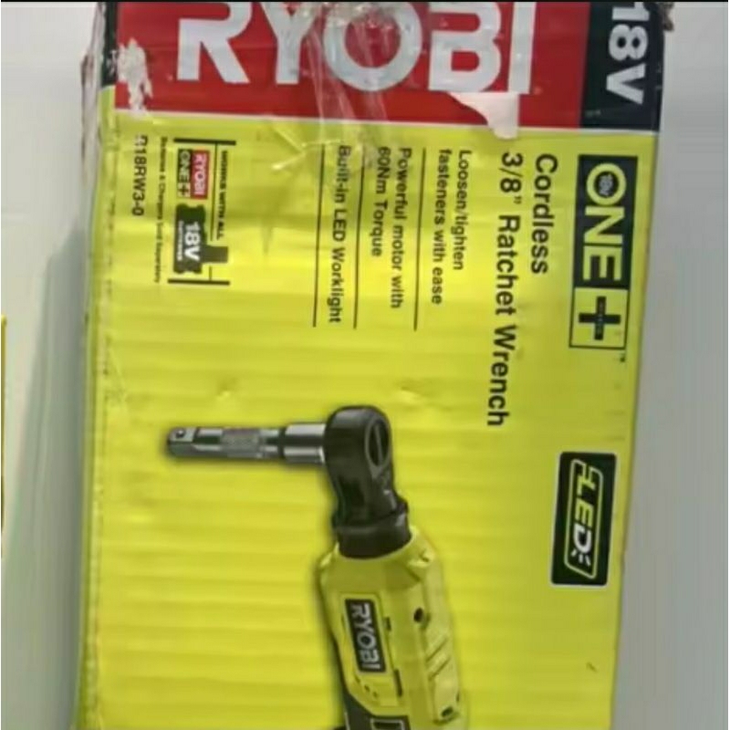 Bulong góc Ryobi, cần tip tự động có motor , điện 12v ~18v pin 5s