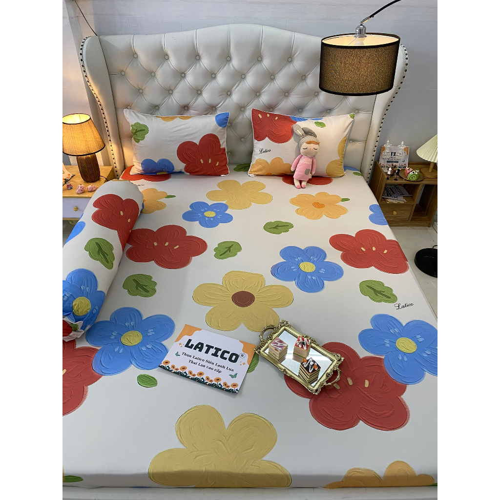 THUN LATICO - BỘ GA THUN SIÊU LẠNH LỤA THÁI LAN CAO CẤP