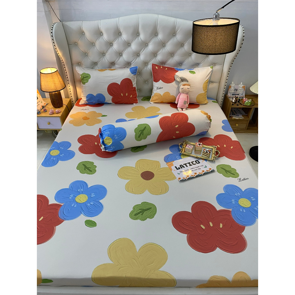 THUN LATICO - BỘ GA THUN SIÊU LẠNH LỤA THÁI LAN CAO CẤP