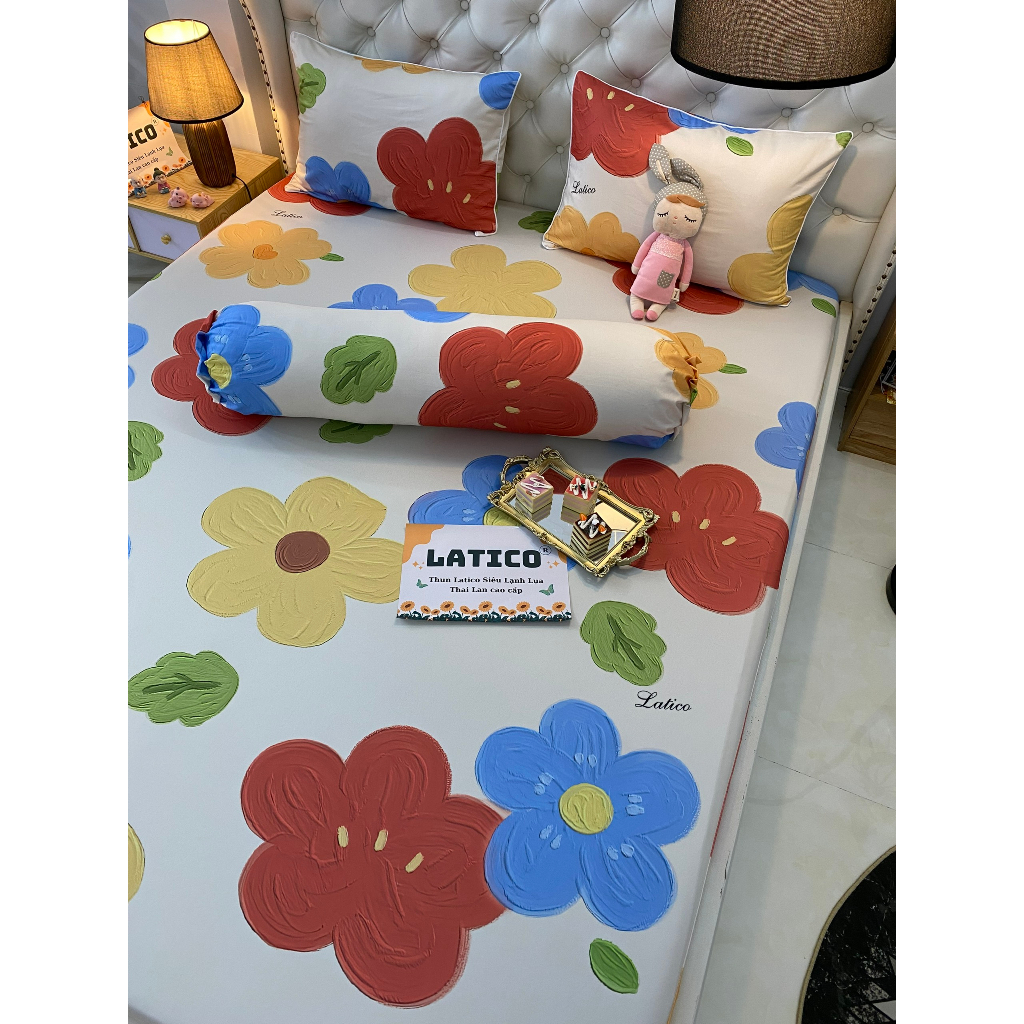 THUN LATICO - BỘ GA THUN SIÊU LẠNH LỤA THÁI LAN CAO CẤP