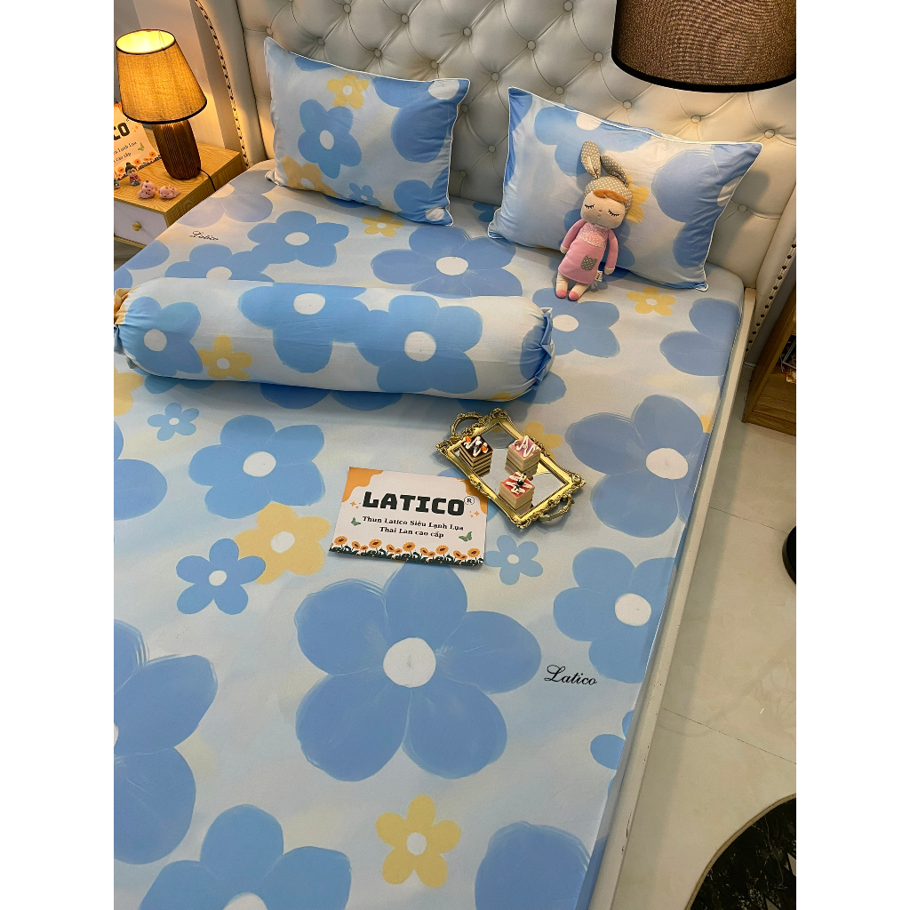 THUN LATICO - BỘ GA THUN SIÊU LẠNH LỤA THÁI LAN CAO CẤP