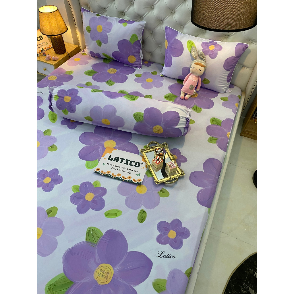 THUN LATICO - BỘ GA THUN SIÊU LẠNH LỤA THÁI LAN CAO CẤP