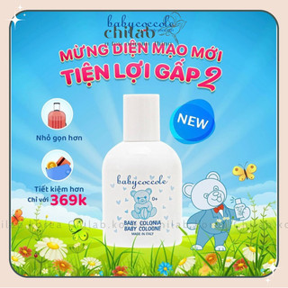 Nước hoa cho bé Babycoccole 0M+ an toàn cho trẻ sơ sinh & em bé chiết xuất hoa sen 100ml