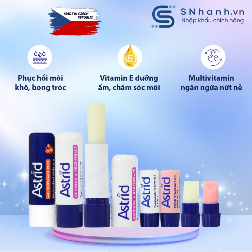 Son dưỡng môi mỡ hươu Astrid