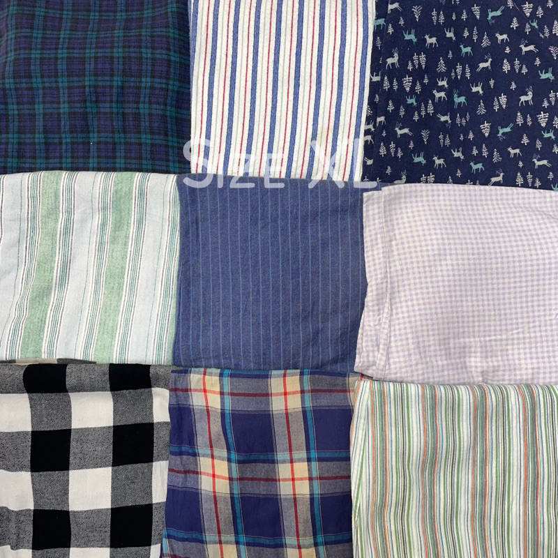 Quần flannel bigsize unisex hottrend 2hand