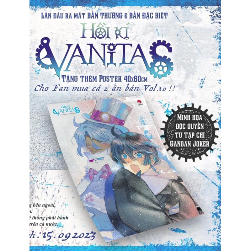 Poster Vanitas vol.10; Thiên thần diệt thế vol. 25; Masle vol.10; Ma  ru  ko vol.1