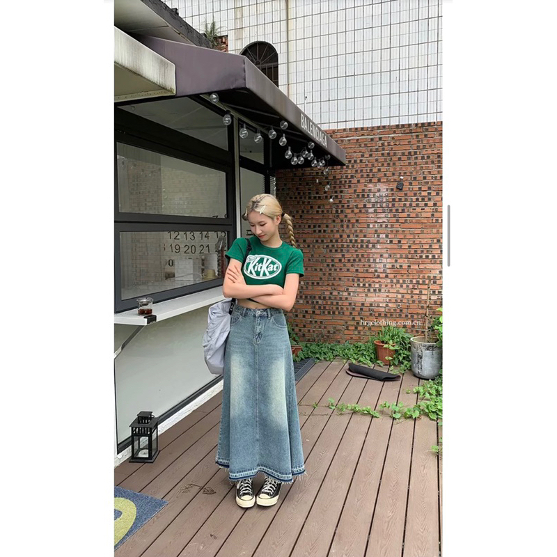 PASS Chân Váy Jean QCCC