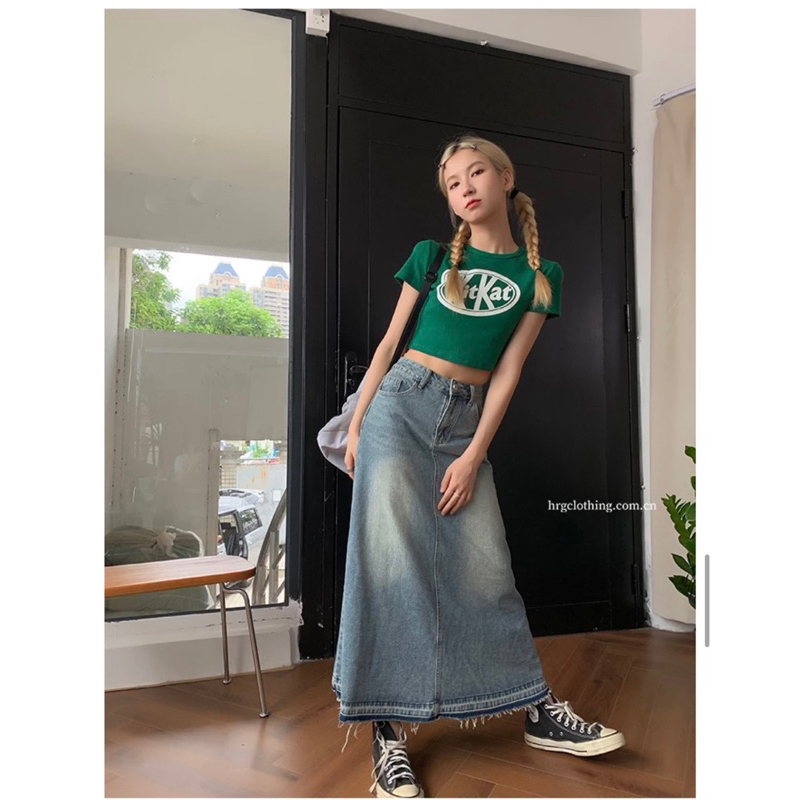 PASS Chân Váy Jean QCCC