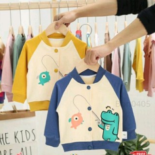 Áo Khoác Bomber Cho Bé Trai Bé Gái, Áo Khoác Nỉ Cute Cho Bé.