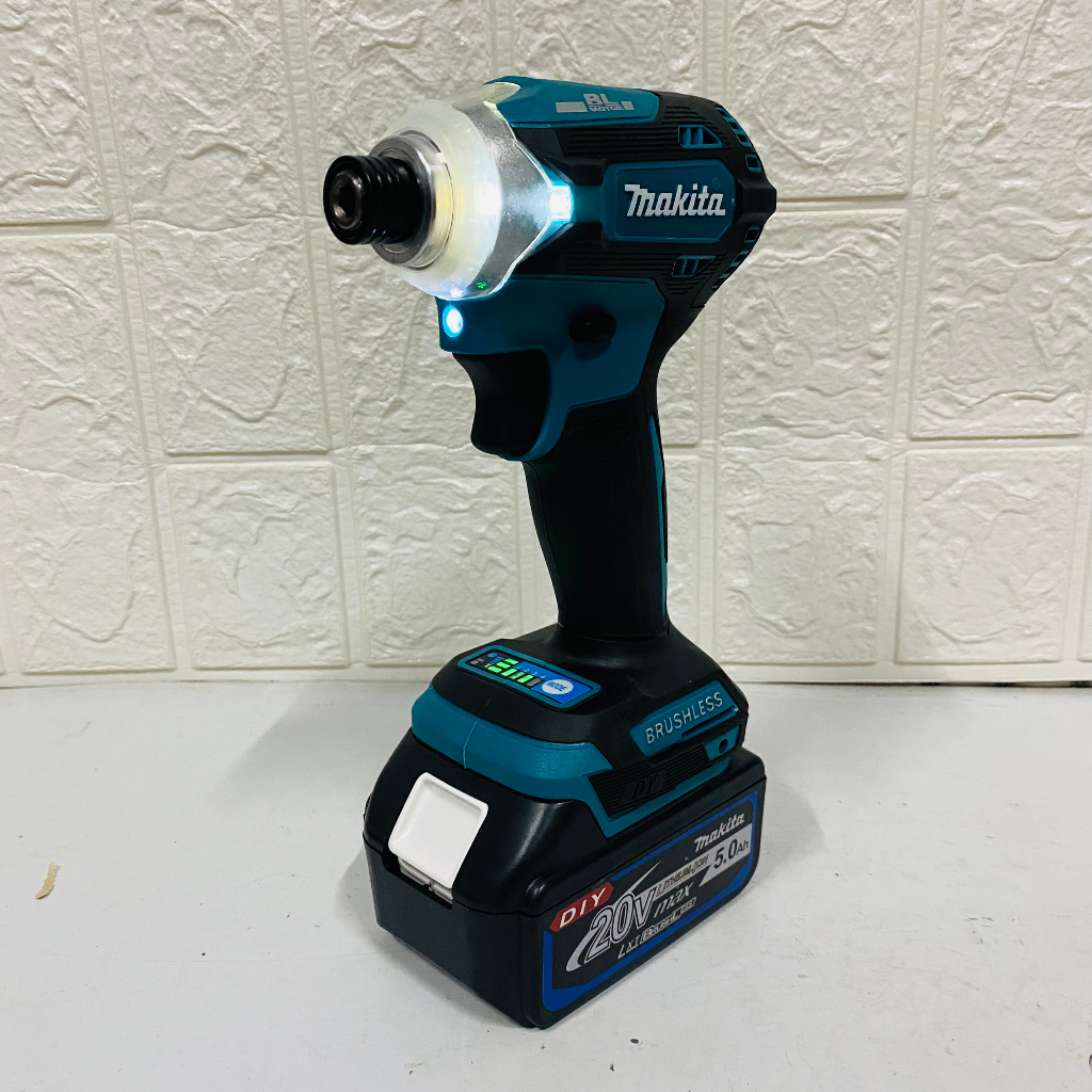 Máy bắn vít Makita không chổi than - Máy chuyên vít MAKITA 2 pin khủng 10 cell - máy vít cao cấp bảo hành 12 tháng