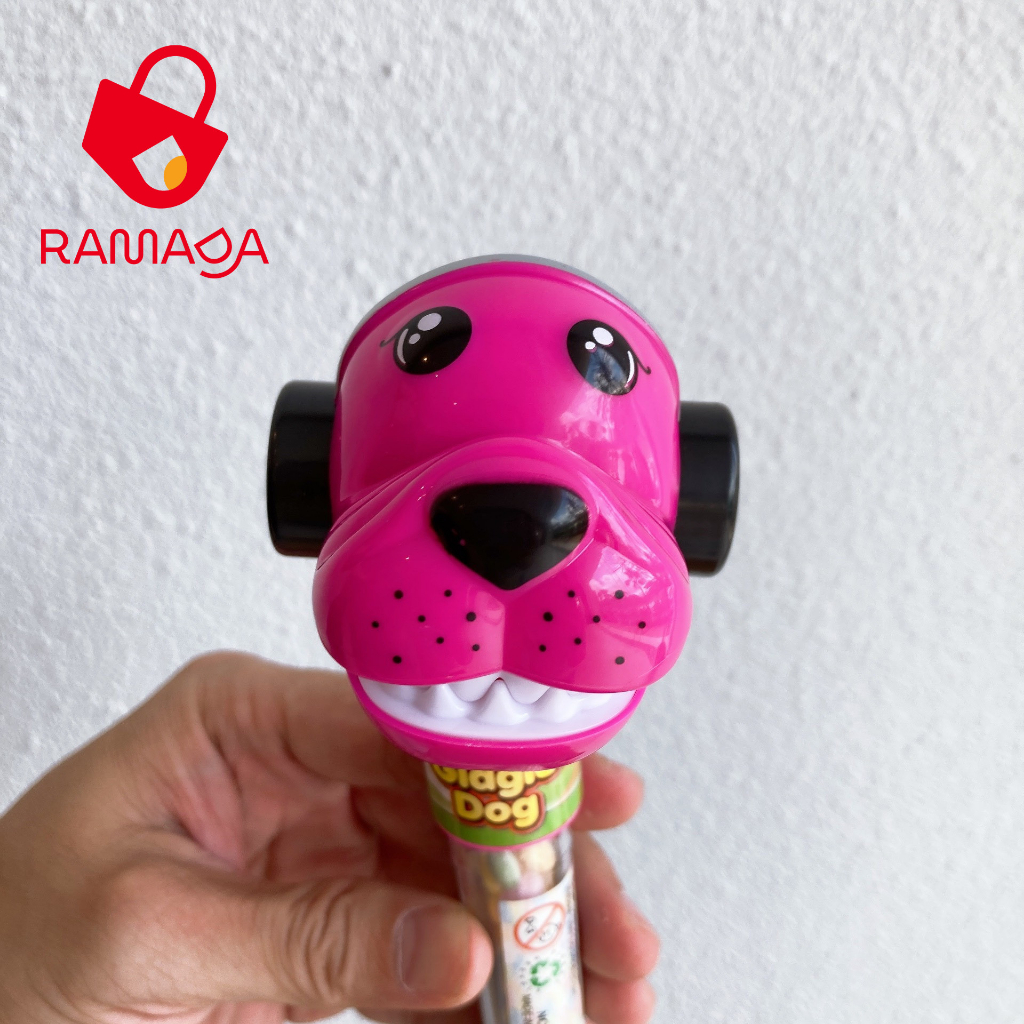 Kẹo Đồ chơi đầu cún lắc lư và phát ra tiếng dễ thương Juqi dành cho bé