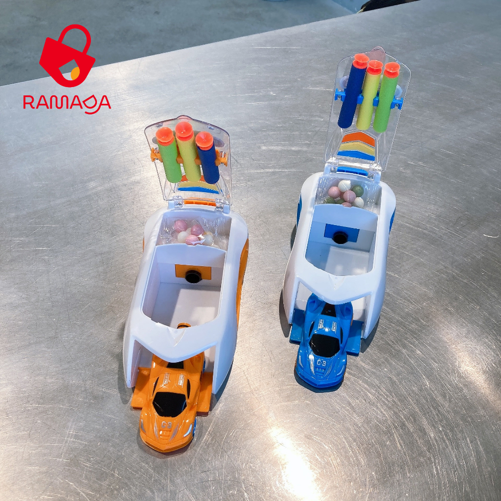 Ramada - Đồ chơi Bộ dàn phóng tàu vũ trụ có kẹo, Juqi dành cho bé