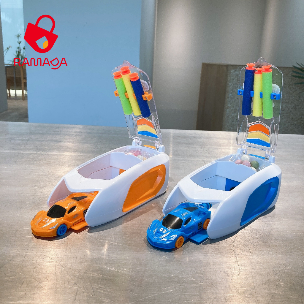 Ramada - Đồ chơi Bộ dàn phóng tàu vũ trụ có kẹo, Juqi dành cho bé