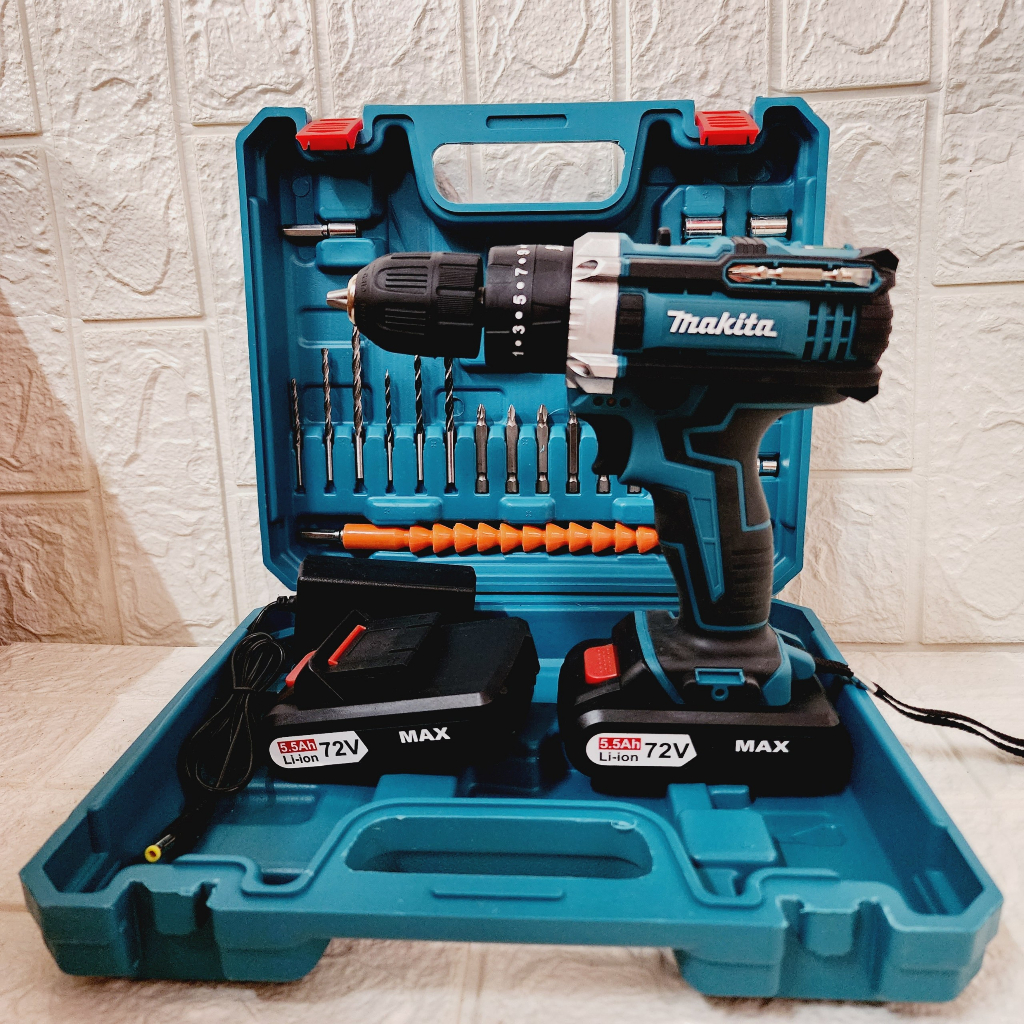 Máy khoan Makita 72V 3 Chức Năng - Khoan pin Makita lõi đồng 100% bảo hành 24 tháng