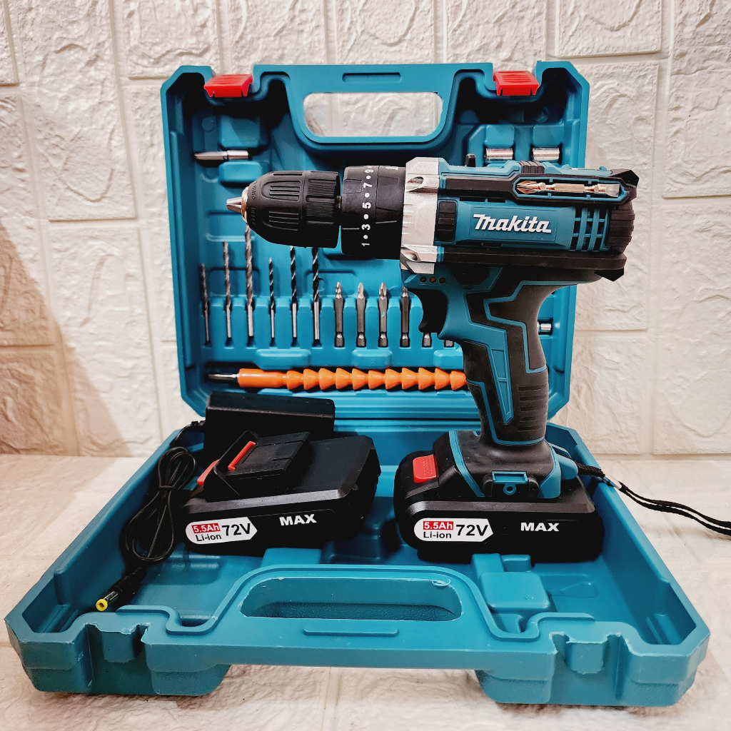 Máy khoan Makita 72V 3 Chức Năng - Khoan pin Makita lõi đồng 100% bảo hành 24 tháng