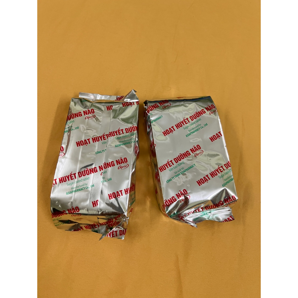 Hoạt huyết dưỡng não hộp 100 viên giúp tăng tuần não giảm đau đầu, hoa mắt, chóng mặt, mất ngủ, mất thăng bằng