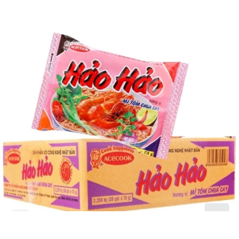 Mì Hảo Hảo tôm chua cay thùng 30 gói