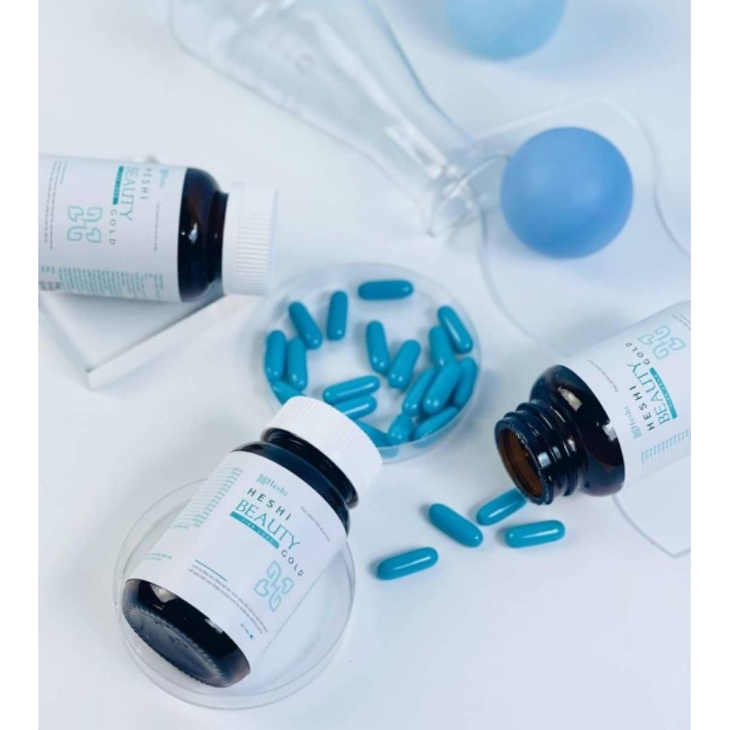 viên uống trắng da heshi beauty gold